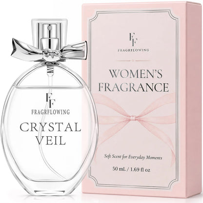 FF FRAGRFLOWING Perfume for Women, Alcohol-Free Floral Fragrance, 100 ml
