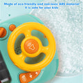 Musical Steering Wheel Toy for Kids | Interactive Driving Racing Game with Sound, Pretend Play Educational Toy for Boys & Girls Ages 3+