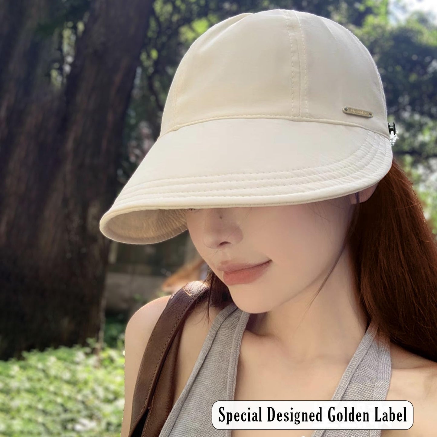UPF 50+ Women's Wide Brim Sun Hat – UV Protection Packable Hiking & Fishing Hat