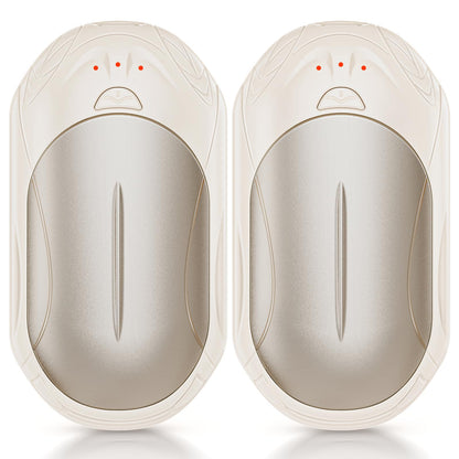 AI Hand Warmers Rechargeable 2 Pack, AI Smart Chips Electric Hand Warmers, 20Hrs Long Safe Heat, Portable Pocket Heater, Gifts for Christmas, Outdoor, Hunting, Golf, Camping Accessories