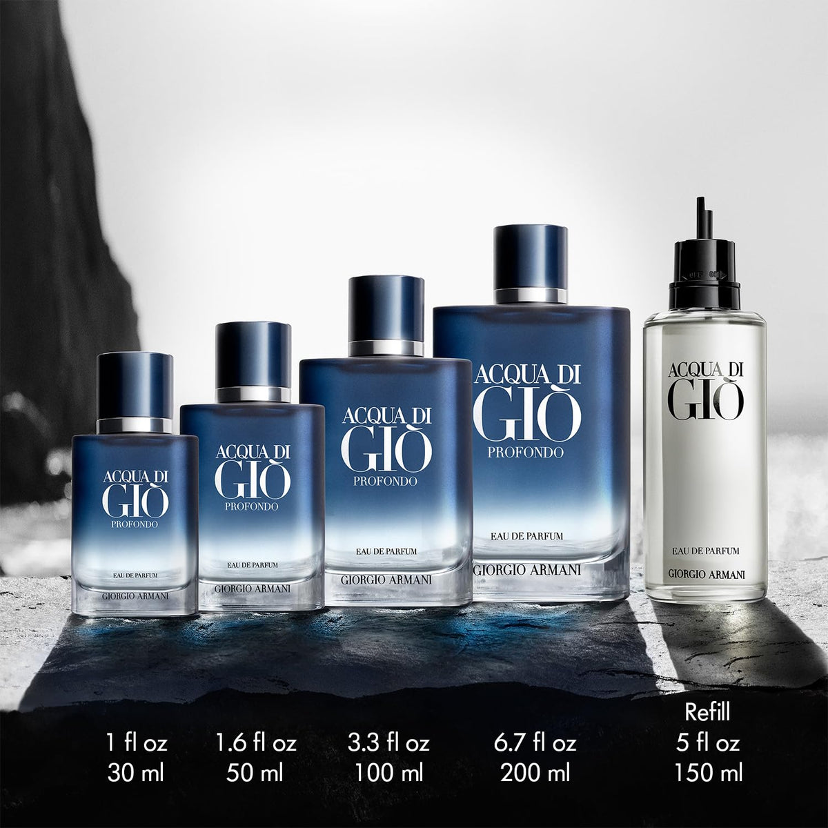 Armani Beauty Acqua di Giò Profondo Eau de Parfum - Aquatic Mens Cologne