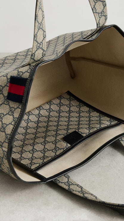 Gucci Web Loop Supreme Tote Bag for Women – Pre-Loved Designer Handbag