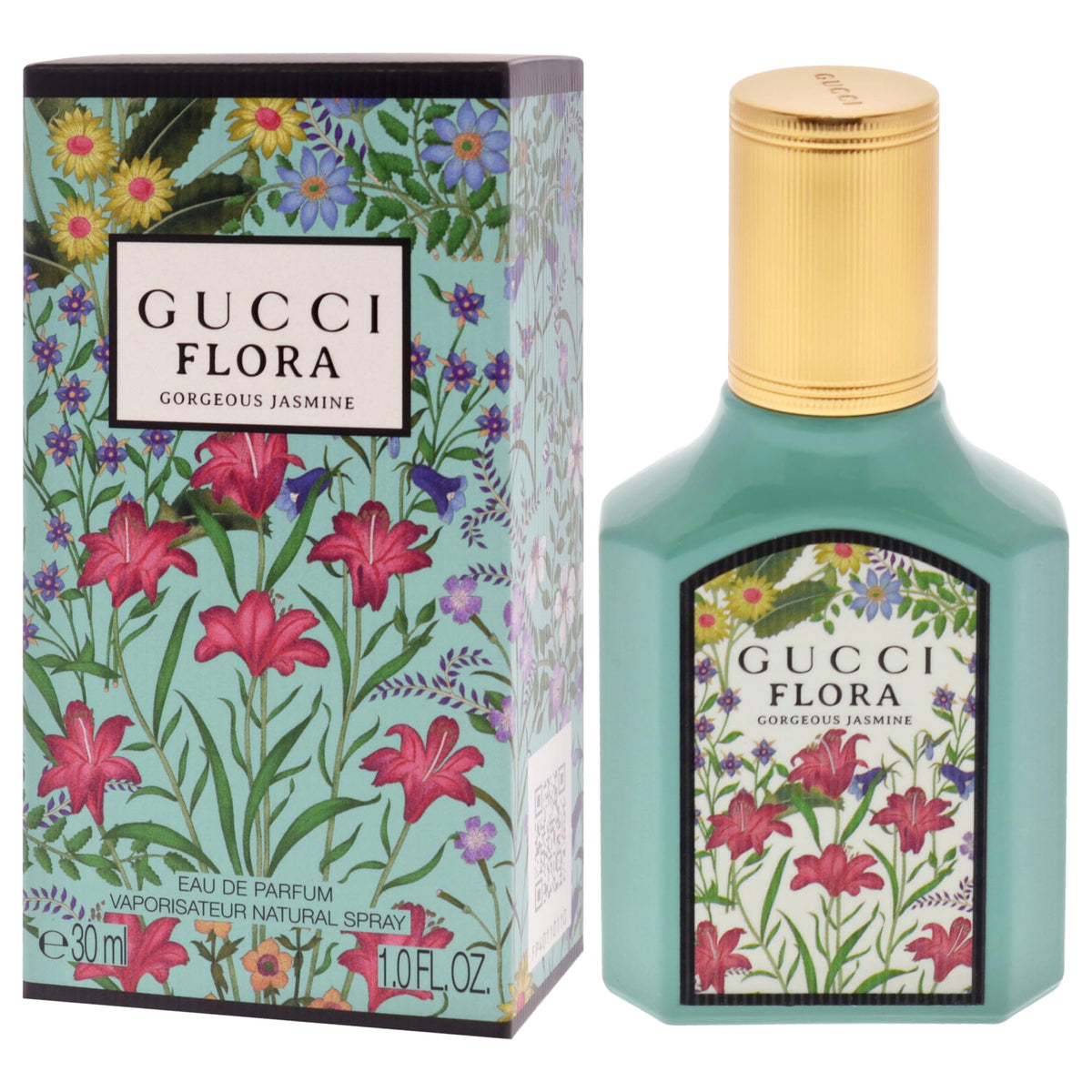 Gucci Flora Gorgeous Jasmine Eau de Parfum for Women, 1.0 oz (30 ml) Spray