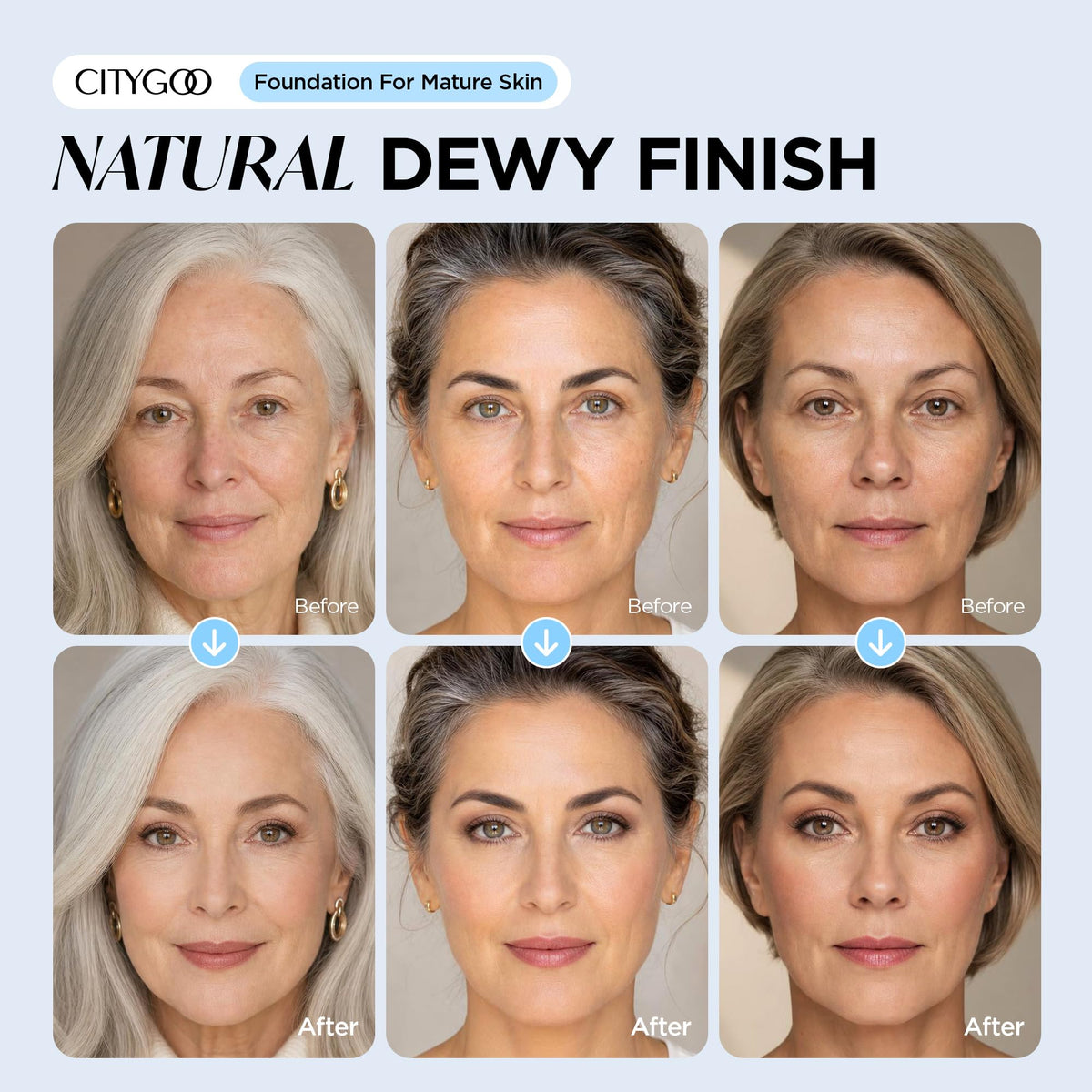 Color Changing Foundation for Mature Skin