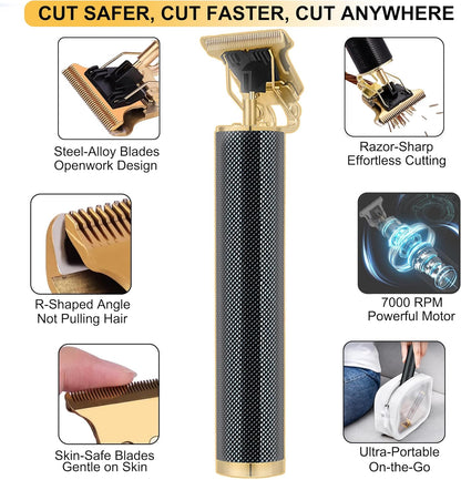 Professional Cordless Hair Clipper & Beard Trimmer – Electric Grooming Kit for Men | Precision Cutting | Free UK Shipping