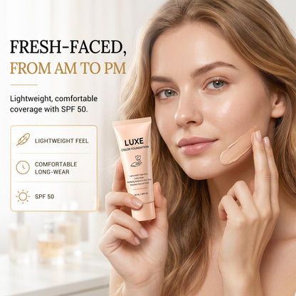 LUXE Color Foundation for Women, Color Changing Foundation