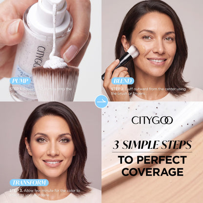 Color Changing Foundation for Mature Skin