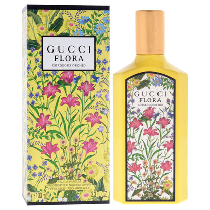 Gucci Flora Gorgeous Orchid Eau de Parfum for Women, 3.3 oz Refillable Spray