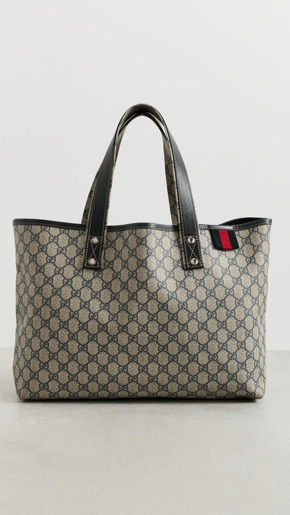 Gucci Web Loop Supreme Tote Bag for Women – Pre-Loved Designer Handbag