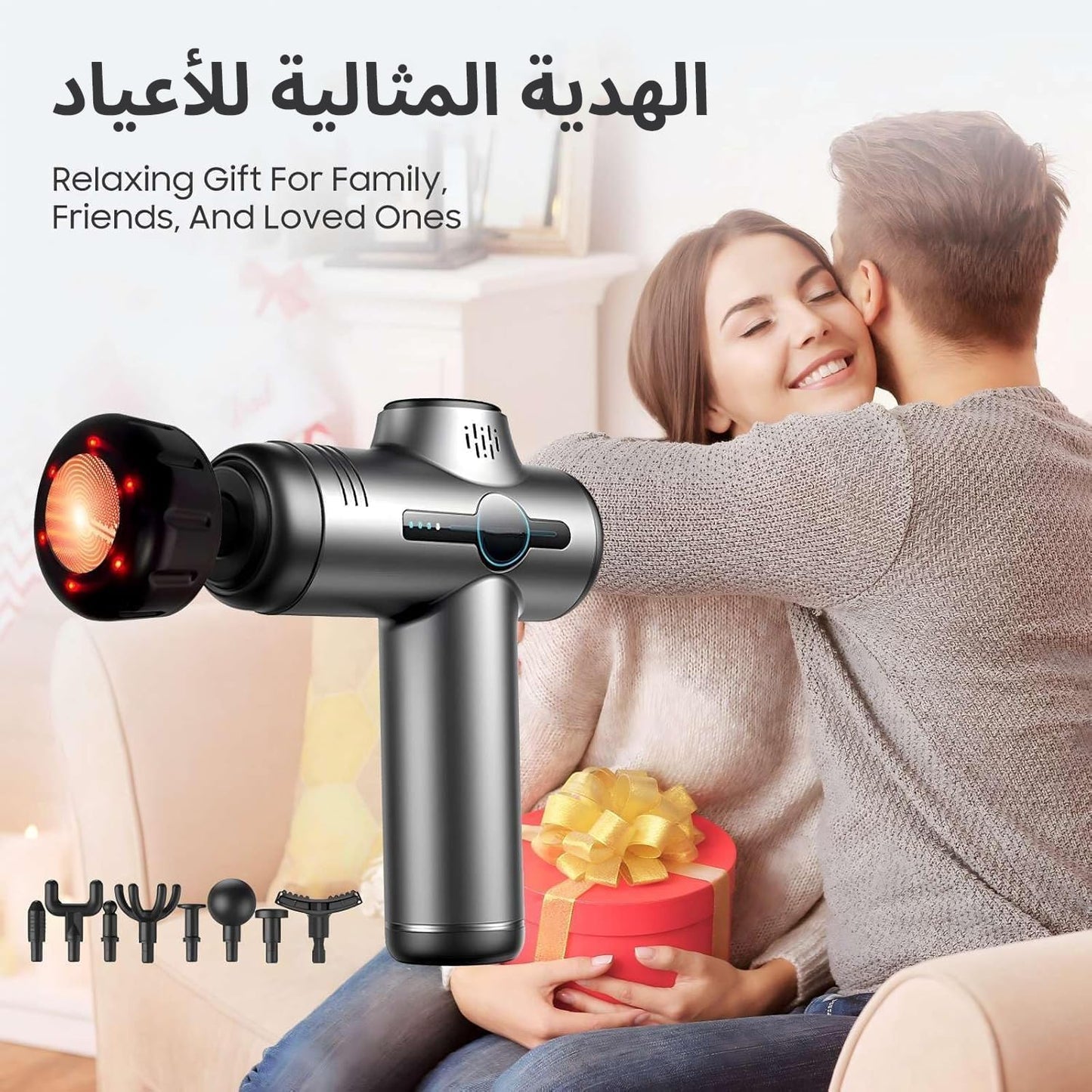 Oasisgalore Mini Electric Body Massager, Handheld Vibration Massage Device for Neck, Back, Hands and Body