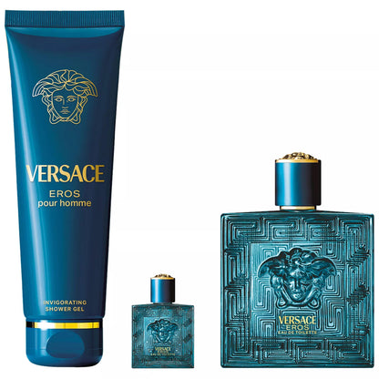 Versace Eros Eau de Toilette Spray for Men, 3.4 Fl Oz, 3.4 Fl Oz(Pack of 1)