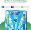 Smart Interactive Prayer Mat for Kids | Islamic Salah Learning Mat with Surah, Wudu & Dua Lessons, 25 Touch Keys, 10 Languages, Padded Mat Ages 3+