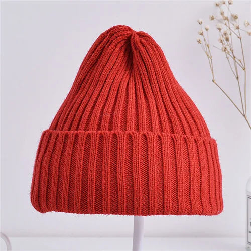 Baby Ribbed Knitted Beanie Hat for Boys & Girls, 6 Months–4 Years