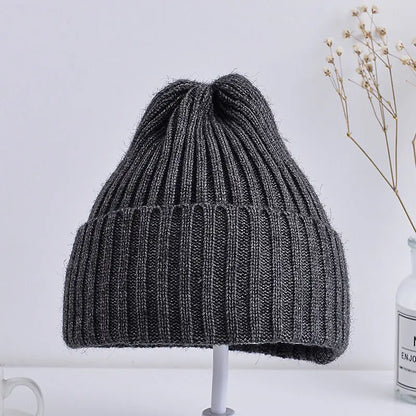 Baby Ribbed Knitted Beanie Hat for Boys & Girls, 6 Months–4 Years