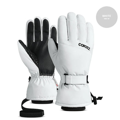 Men’s & Women’s Waterproof Ski Gloves, Warm Windproof Winter Snow Gloves