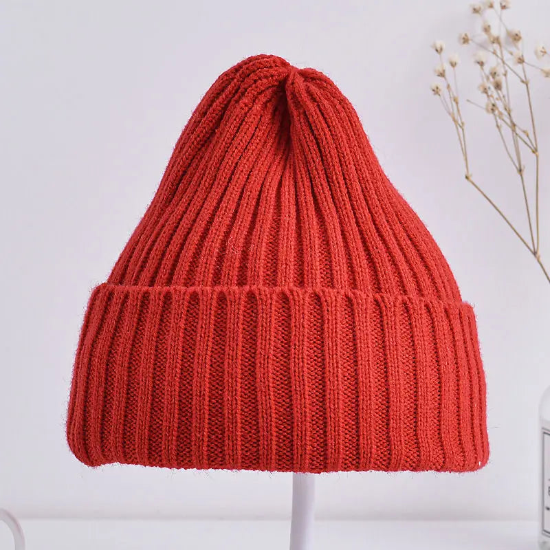 Baby Ribbed Knitted Beanie Hat for Boys & Girls, 6 Months–4 Years