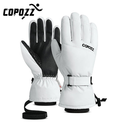 Men’s & Women’s Waterproof Ski Gloves, Warm Windproof Winter Snow Gloves