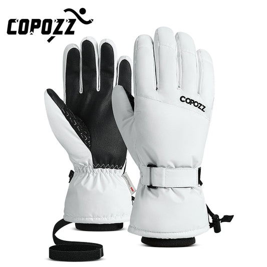 Men’s & Women’s Waterproof Ski Gloves, Warm Windproof Winter Snow Gloves