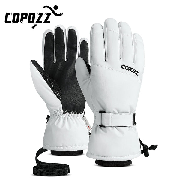 Men’s & Women’s Waterproof Ski Gloves, Warm Windproof Winter Snow Gloves