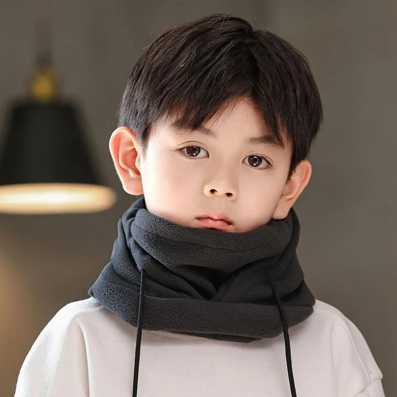 Kids Winter Fleece Balaclava Hat – Warm Windproof Hooded Beanie for Boys and Girls