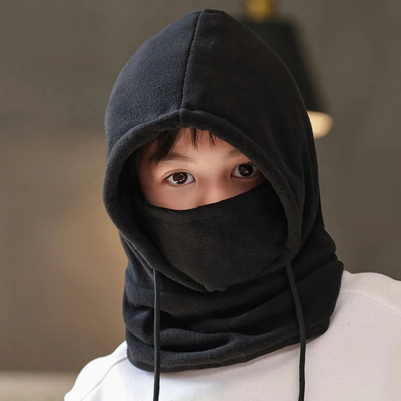 Kids Winter Fleece Balaclava Hat – Warm Windproof Hooded Beanie for Boys and Girls