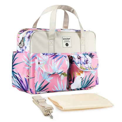 Waterproof Diaper Bag for Baby – Large Capacity Multifunctional Travel and Stroller Bag