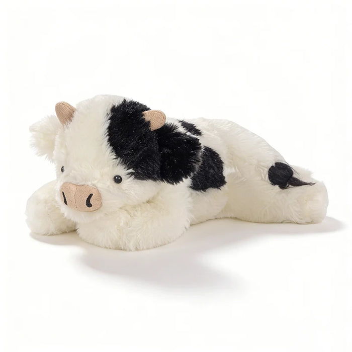 1Pc 34cm Fluffy Cow Plush Toys Stuffed Soft Animal Dolls Lovely Cattle Plushie Nice Birthday Gift Decor for Children Baby