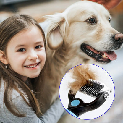 Brosse de toilettage professionnelle pour animaux de compagnie, peigne pour chien, coupe-nœuds, brosses pour chiot et chat, fournitures de toilettage pour chiens et chats.