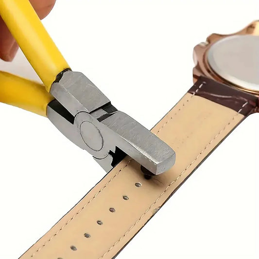 Leather Hole Punch Plier – Adjustable Hole Punch Tool for Leather, Belts, Shoes & Fabric