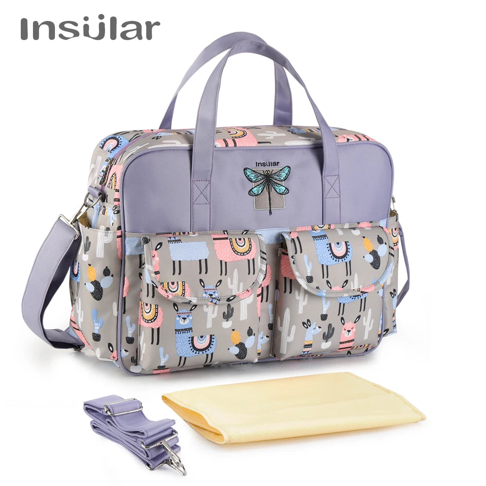 Waterproof Diaper Bag for Baby – Large Capacity Multifunctional Travel and Stroller Bag