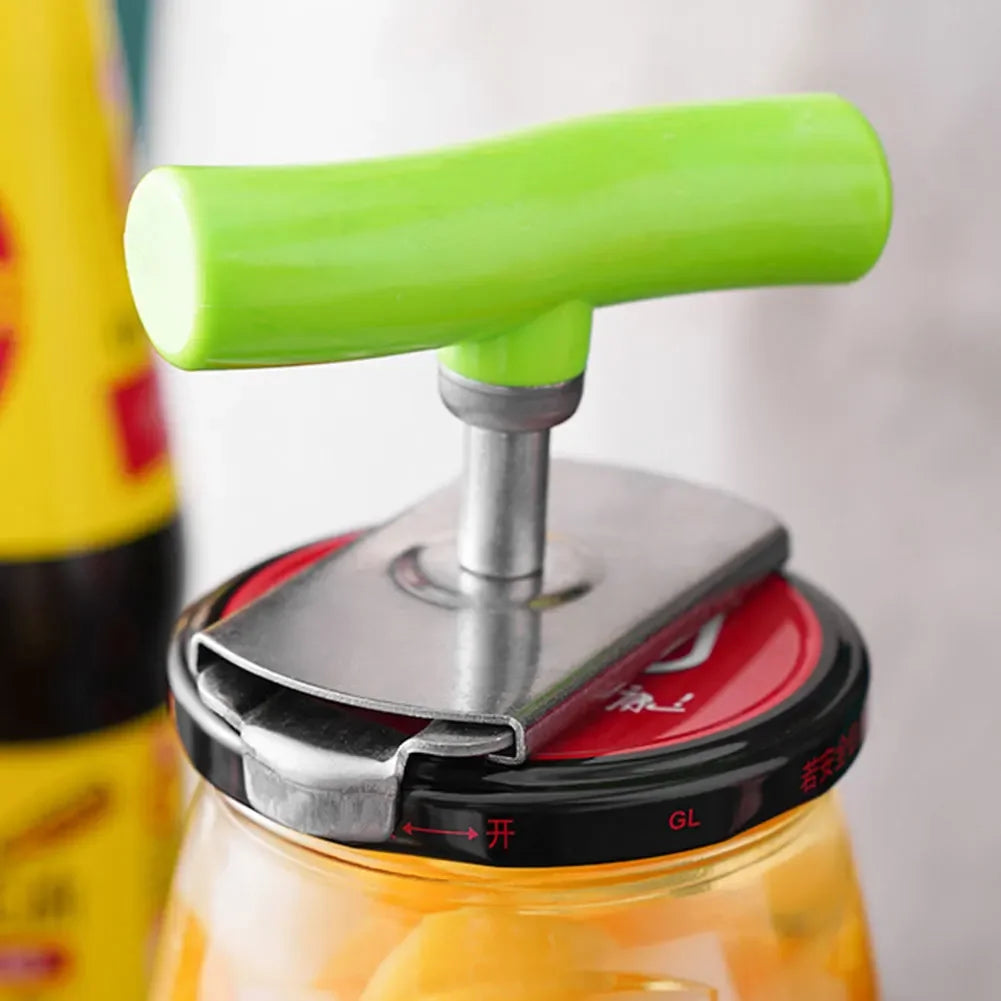 Stainless Steel Multi-Use Jar Opener – Adjustable Bottle Cap & Can Lid Opener