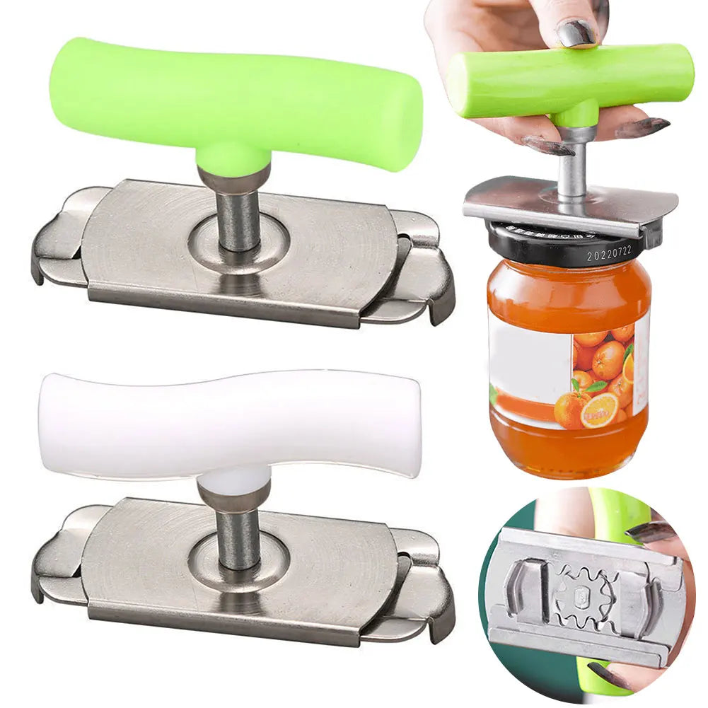 Stainless Steel Multi-Use Jar Opener – Adjustable Bottle Cap & Can Lid Opener