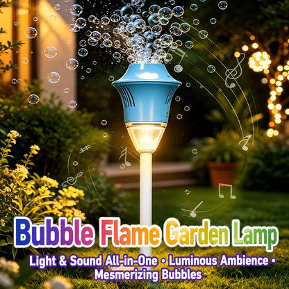 Outdoor Bubble Machine with Lights and Music for Kids and Adults