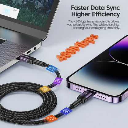 USB-C to Lightning Cable – 27W PD Fast Charging & Data Cable for iPhone