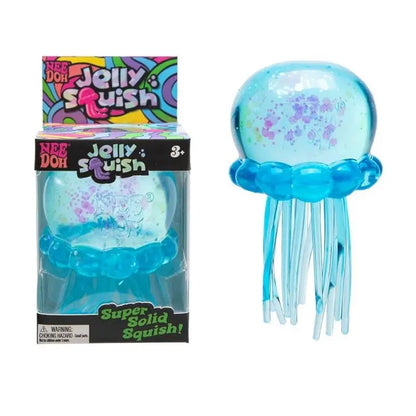 Schylling NeeDoh Fuzz Ball Jellyfish Squishy Toy – Soft Sensory Squeeze Fidget Toy