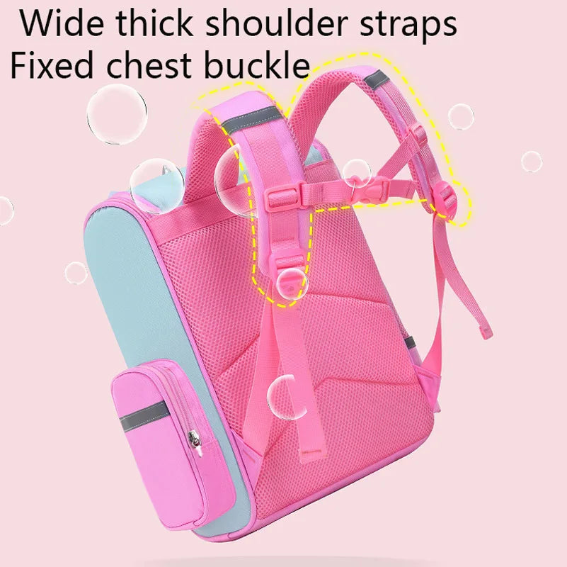 Unicorn Backpack for Girls – Waterproof Rainbow School Bag for Kids and Teens