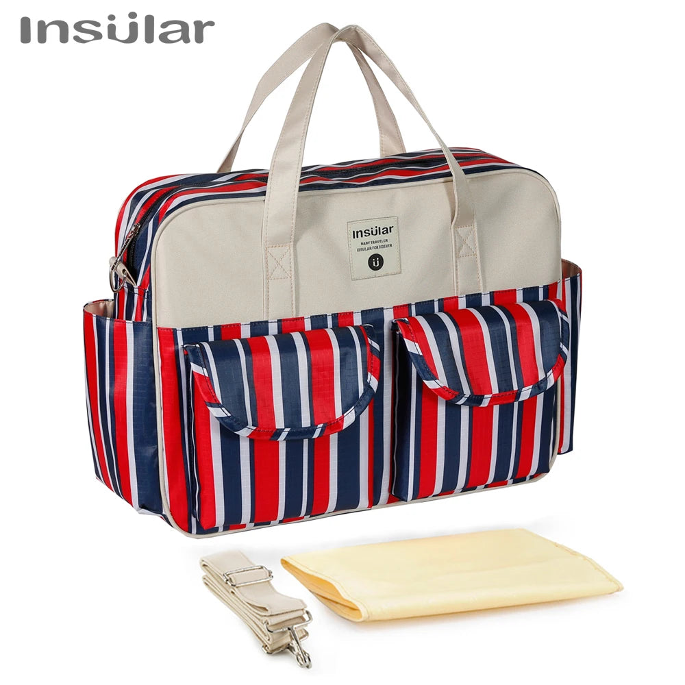 Waterproof Diaper Bag for Baby – Large Capacity Multifunctional Travel and Stroller Bag