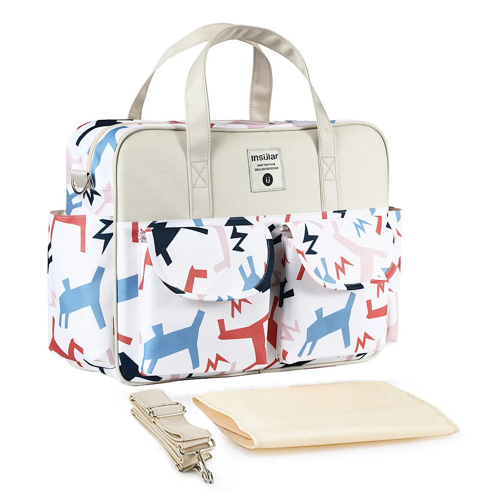 Waterproof Diaper Bag for Baby – Large Capacity Multifunctional Travel and Stroller Bag