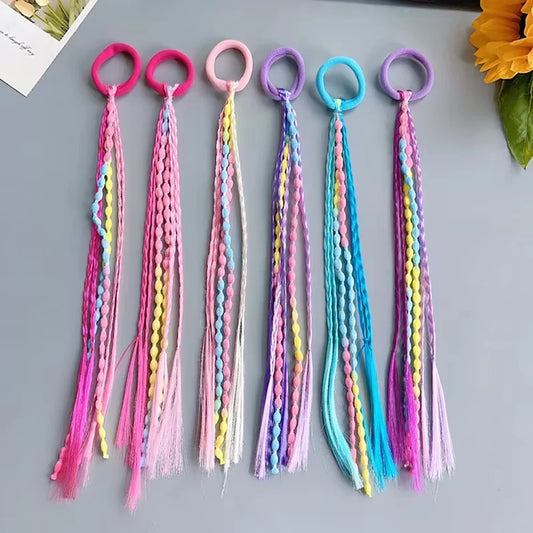 Girls Braided Ponytail Headband – Hair Band Accessory for Kids