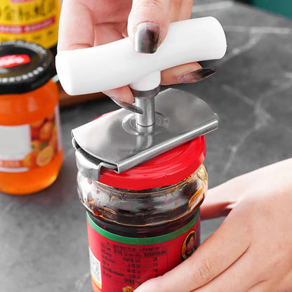 Stainless Steel Multi-Use Jar Opener – Adjustable Bottle Cap & Can Lid Opener