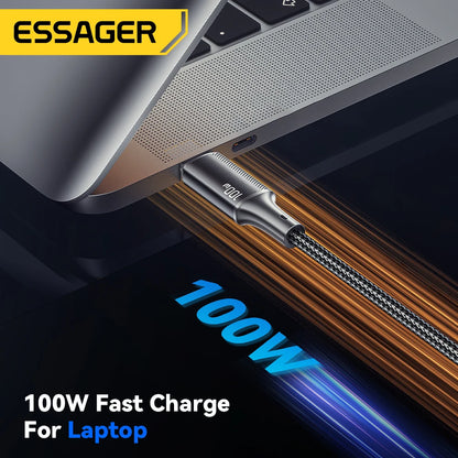 1m USB-C to USB-C Cable – 100W PD Fast Charging & Data Cable (5A)