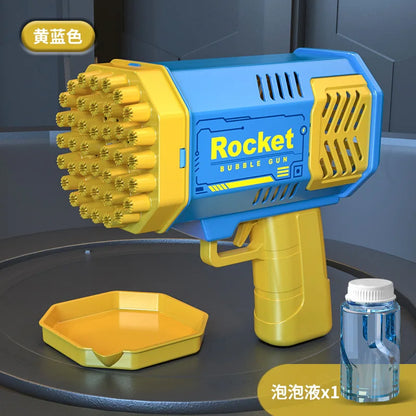 Lightweight Portable Bubble Blower with Detachable Liquid Bottle for Kids