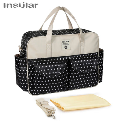 Waterproof Diaper Bag for Baby – Large Capacity Multifunctional Travel and Stroller Bag