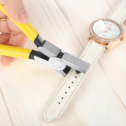 Leather Hole Punch Plier – Adjustable Hole Punch Tool for Leather, Belts, Shoes & Fabric