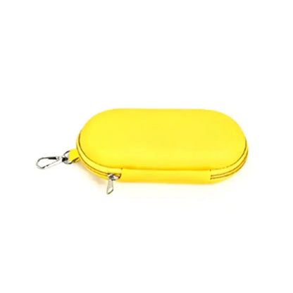 Double Eyeglasses Case – Hard Shell Dual Glasses Storage Case with Zipper and Clip for Eyeglasses & Sunglasses