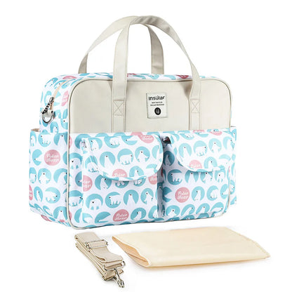 Waterproof Diaper Bag for Baby – Large Capacity Multifunctional Travel and Stroller Bag