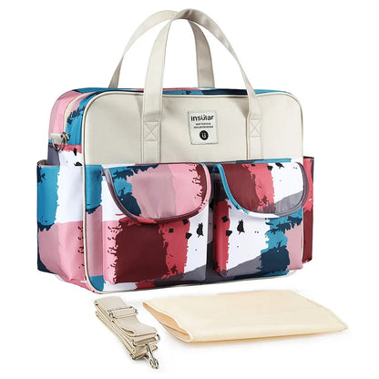 Waterproof Diaper Bag for Baby – Large Capacity Multifunctional Travel and Stroller Bag