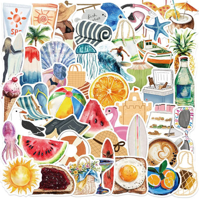 10/50-Piece Cartoon Graffiti Sticker Set – Waterproof Stickers for Phone, Laptop, Guitar and More