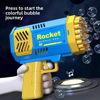 Lightweight Portable Bubble Blower with Detachable Liquid Bottle for Kids