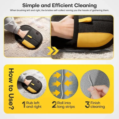 Reusable Pet Hair Removal Gloves – Electrostatic Grooming Gloves for Cats & Dogs
